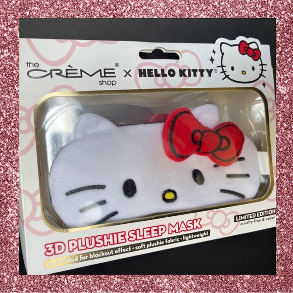 Hello Kitty Accessories - Hello Kitty soft plush sleep mask